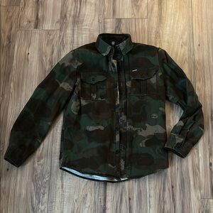 Volcom Camouflage Green Jacket/Shirt